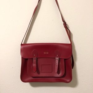 Brick Red Cambridge Satchel Company 13” Purse
